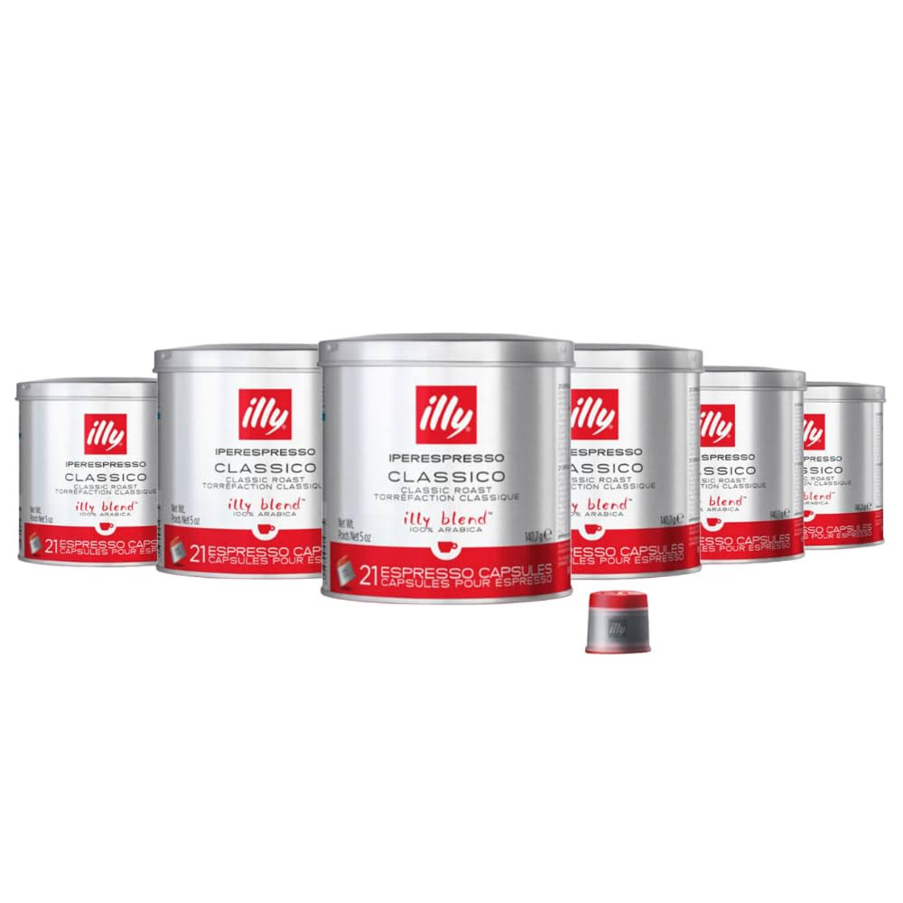illy Coffee iperEspresso Capsules   Single-Serve Coffee Capsules   Pods, 21 Count, 6 Pack