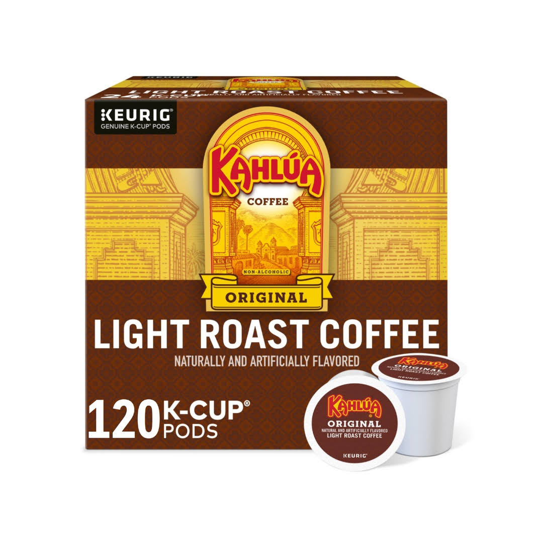 Kahlua Coffee Original single serve K-Cup pods for  brewers, 120 Count