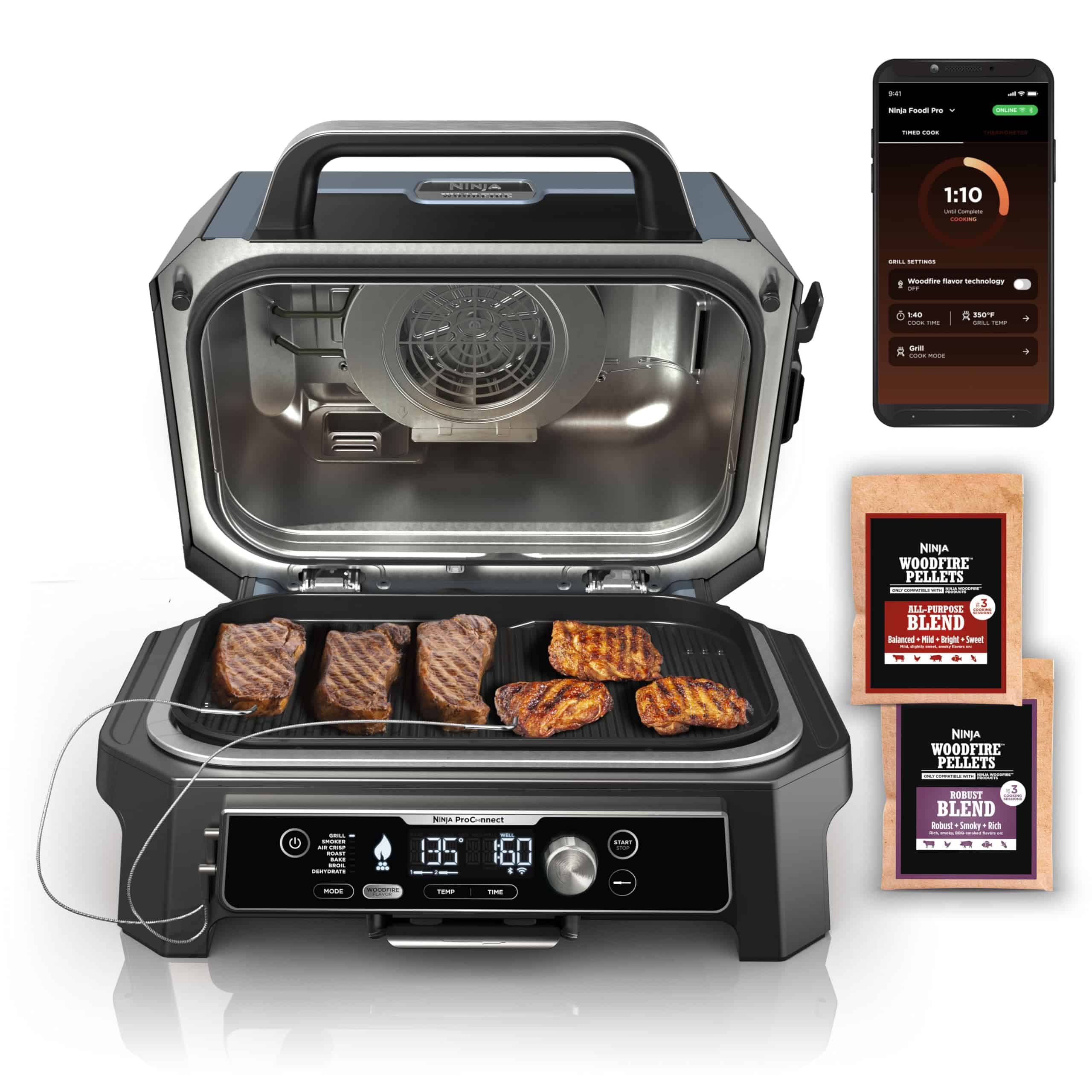 Woodfire Pro Connect XL Grill   Smoker (Wi-Fi) | Smart Control   Smoke Flavor