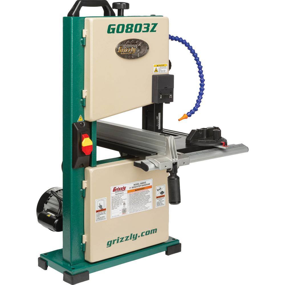 Industrial G0803Z 9 in. Benchtop Bandsaw with Laser Guide and Quick Release