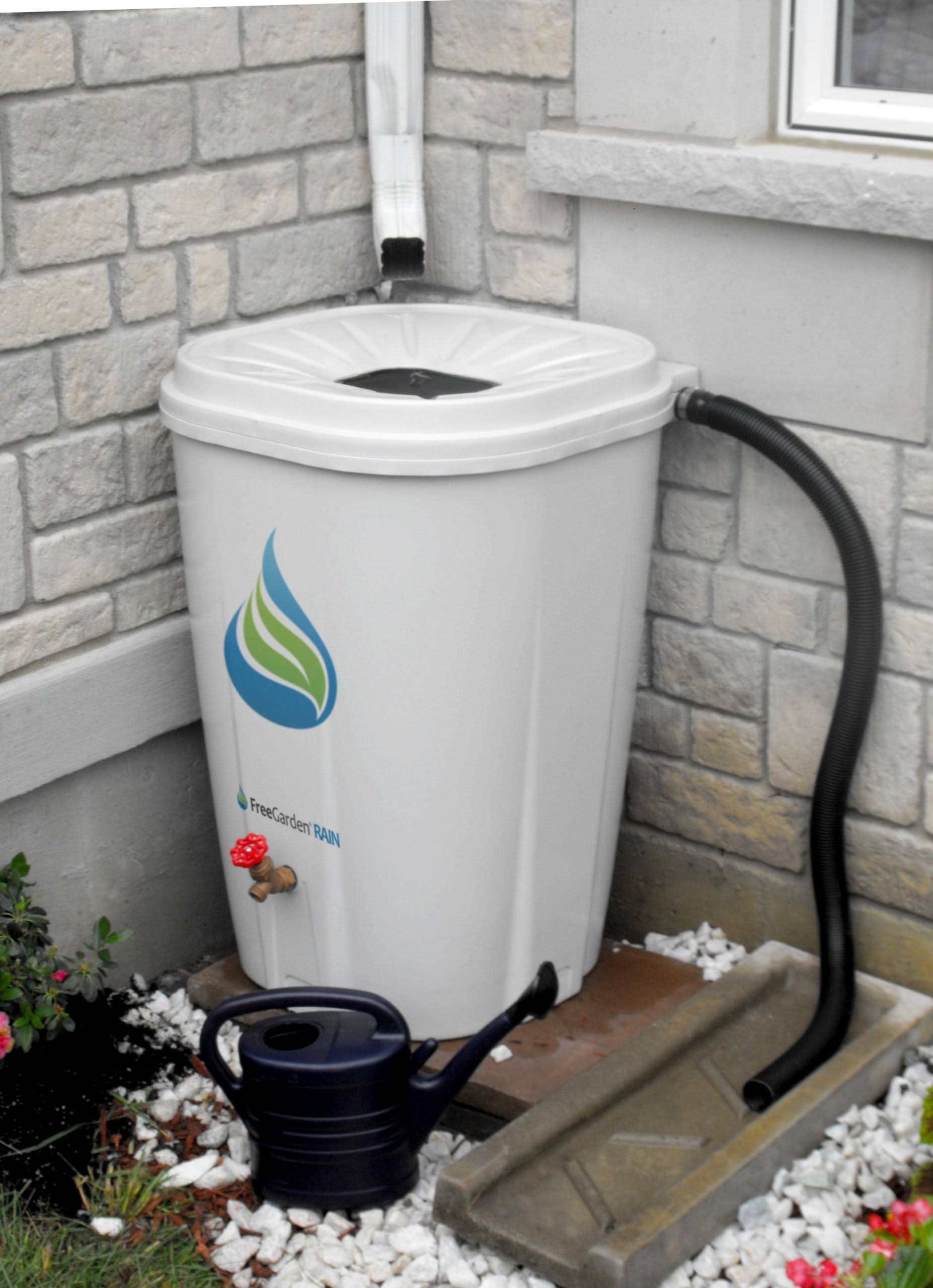 Enviro World EWC-10 FreeGarden Rain Barrel, Beige