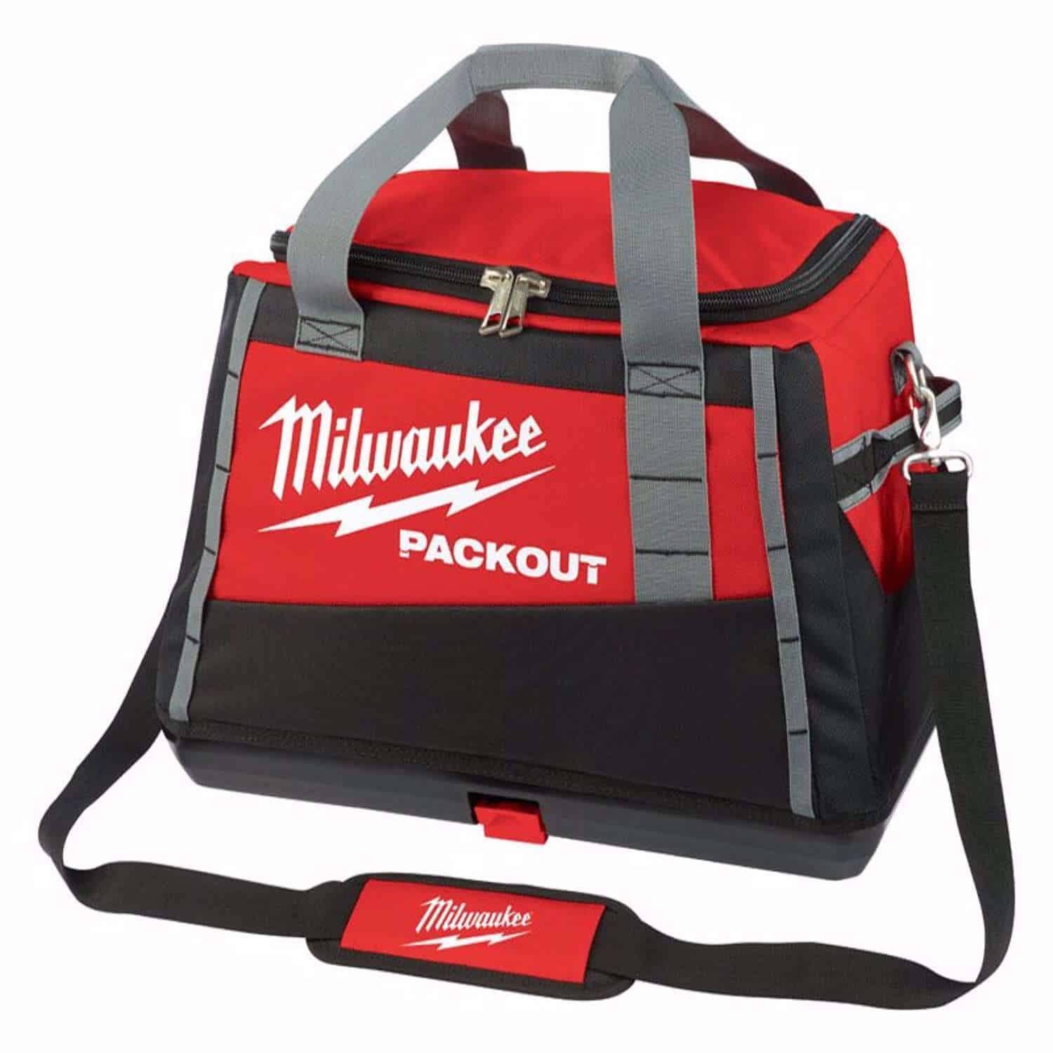 PACKOUT 20 in. W X 13.8 in. H Ballistic Nylon Tool Bag 3 pocket Black/Red 1 pc