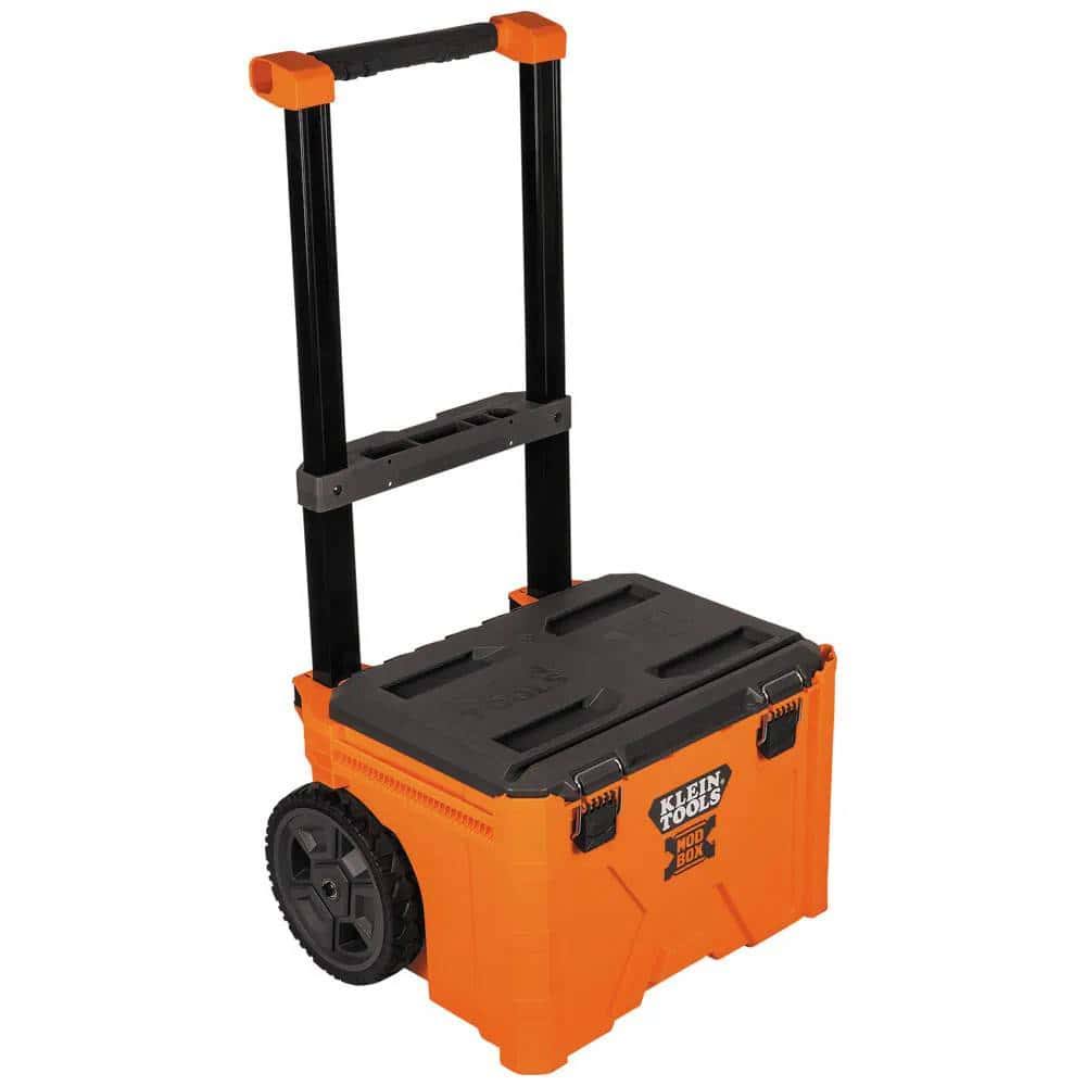 Klein Tools MODbox 22.6-in Orange Plastic and Metal Tool Box