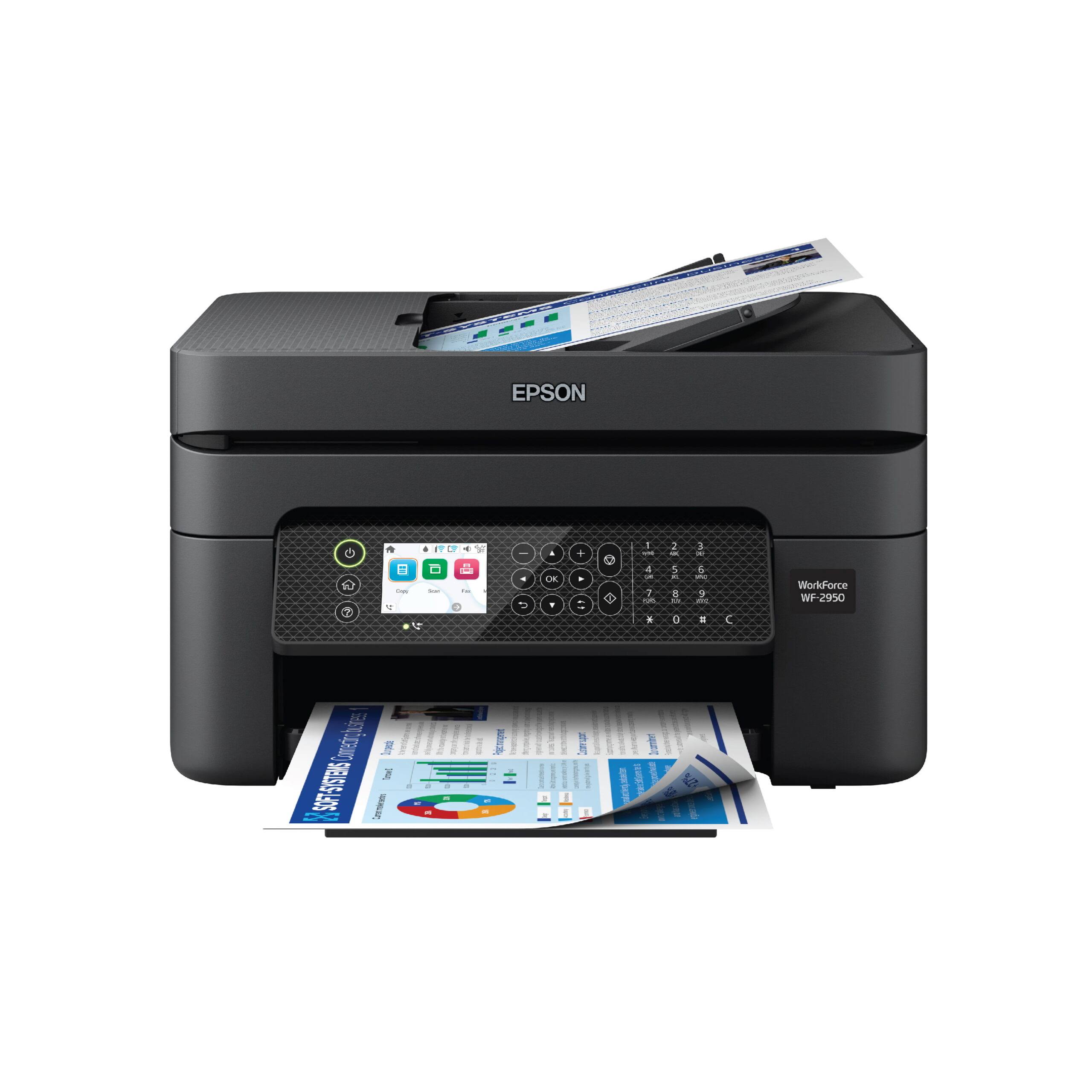 WorkForce WF-2950 All-in-One Wireless Color Printer with Scanner, Copier and Fax