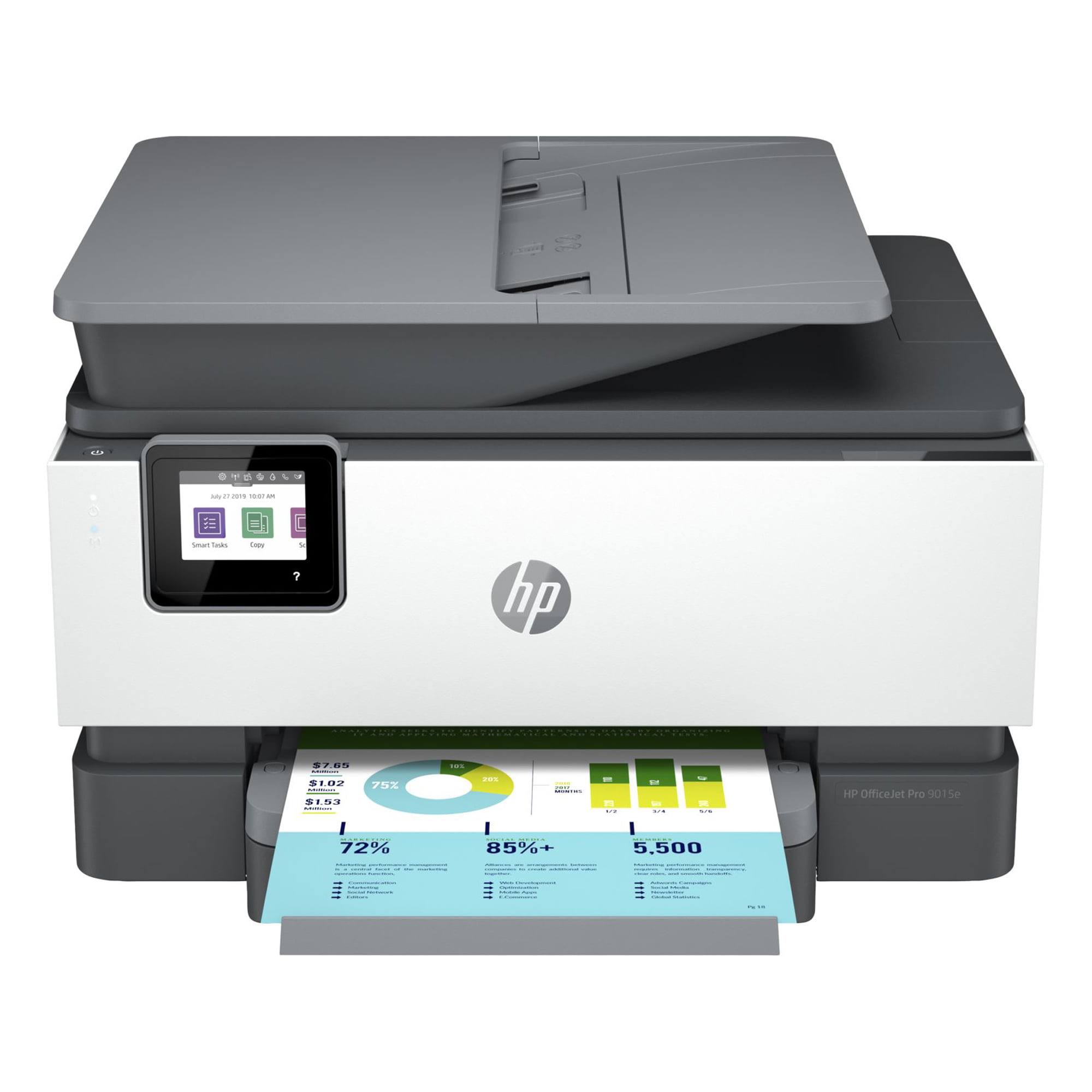 Office Pro 9015e All-in-One Printer with 6 Months Free Ink Through +   White
