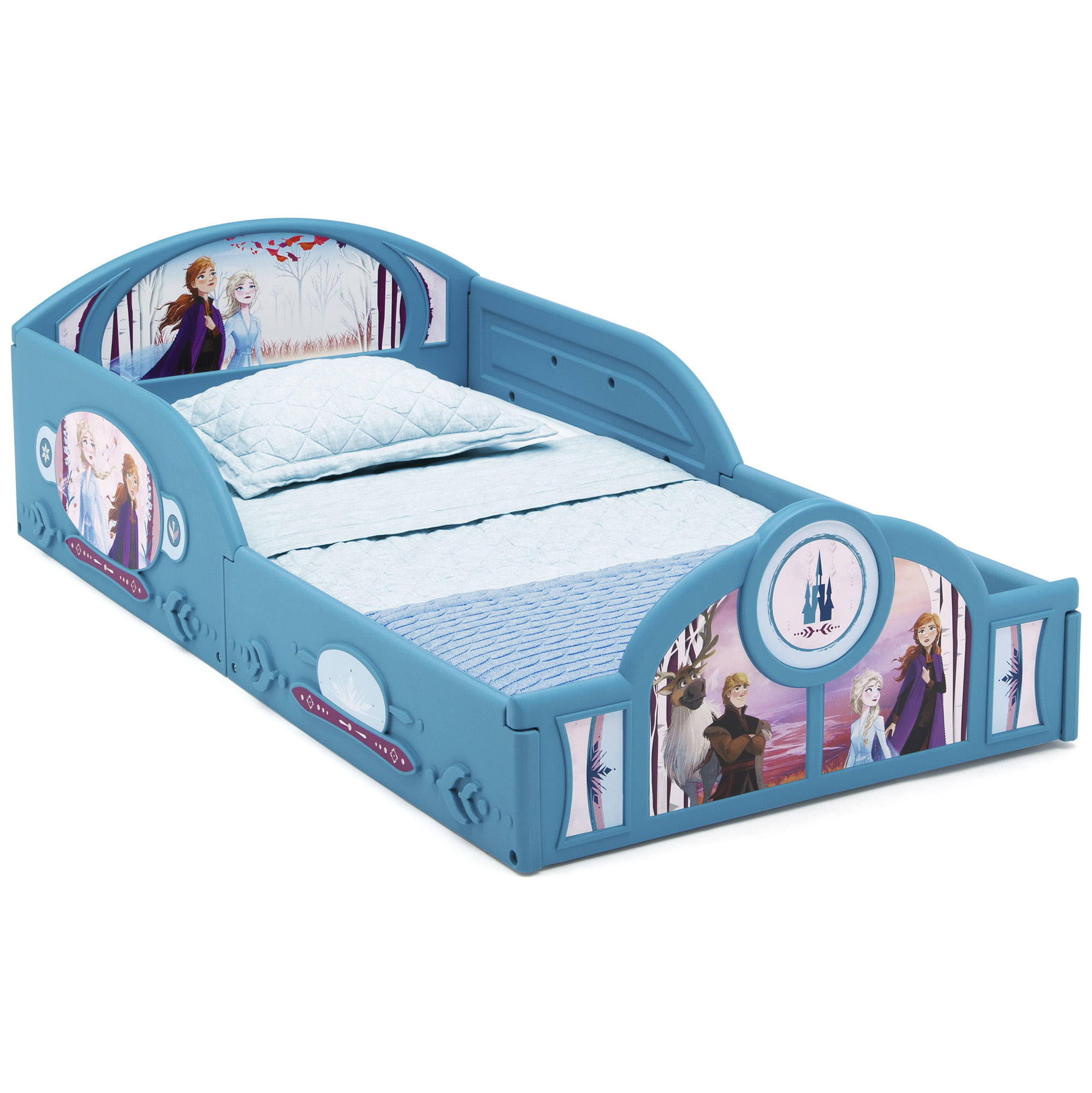Frozen II Plastic Sleep and Play Toddler Bed by